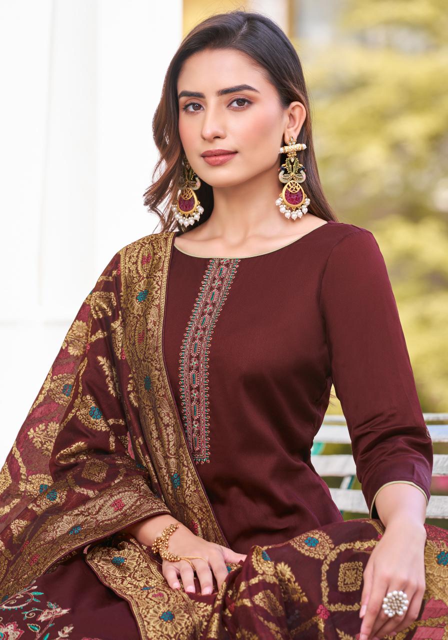 Alok Gloss Touch Vol 2 Dress Material Wholesale Catalog