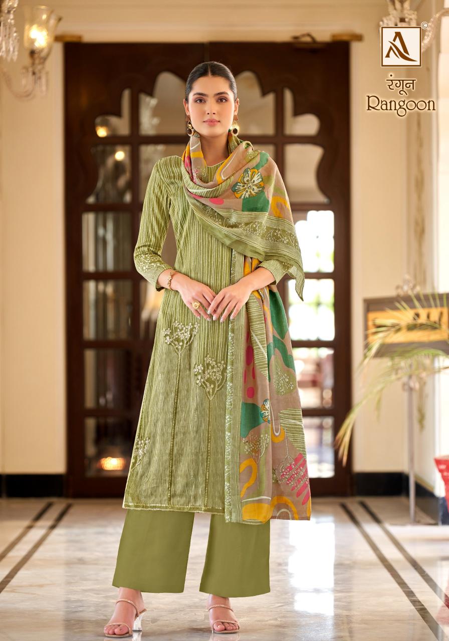Alok Rangoon Dress Material Wholesale Catalog