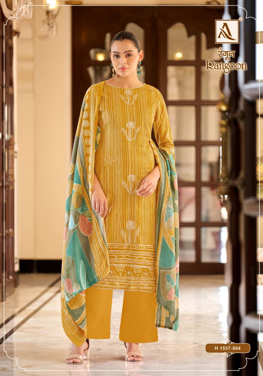 Alok Rangoon Dress Material Wholesale Catalog