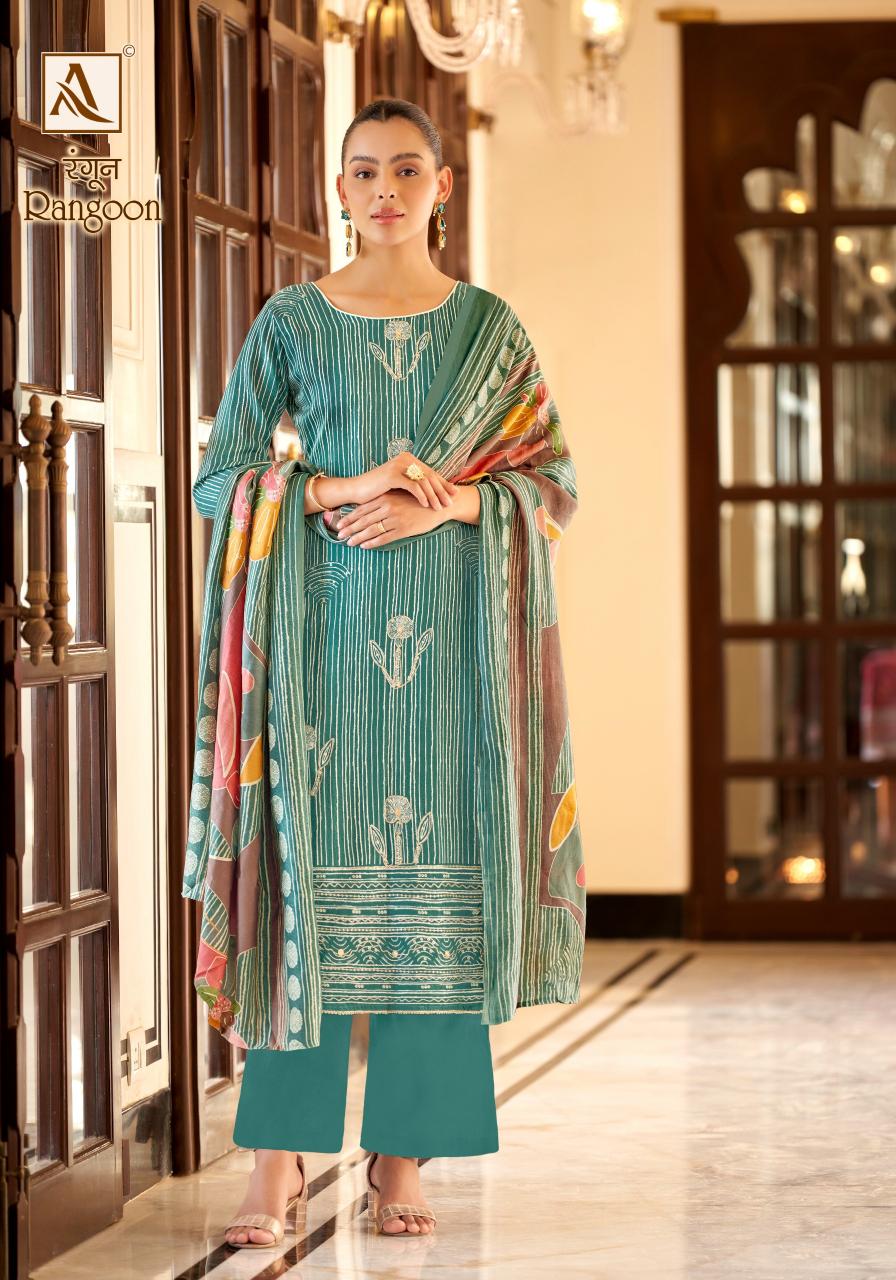 Alok Rangoon Dress Material Wholesale Catalog