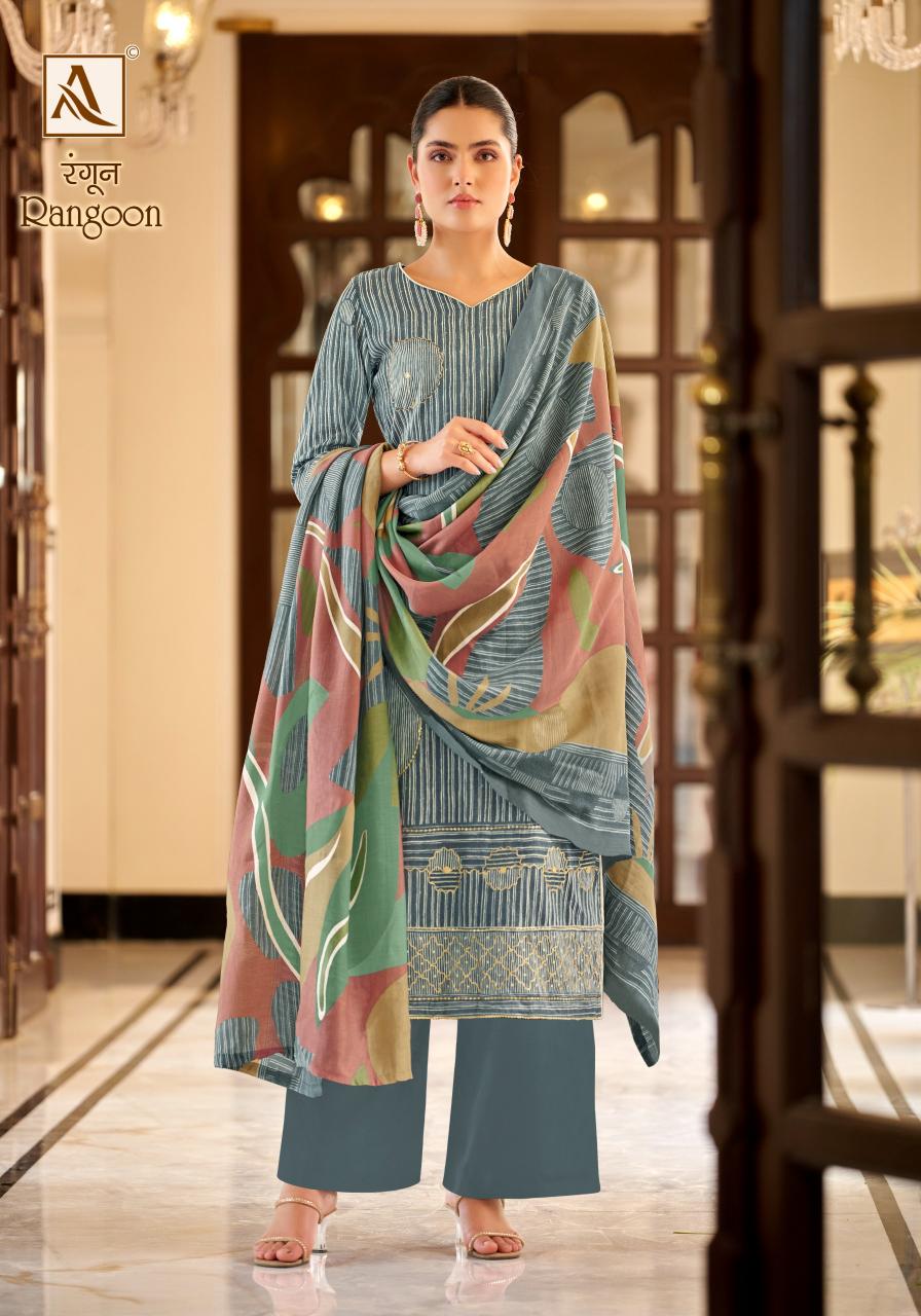 Alok Rangoon Dress Material Wholesale Catalog