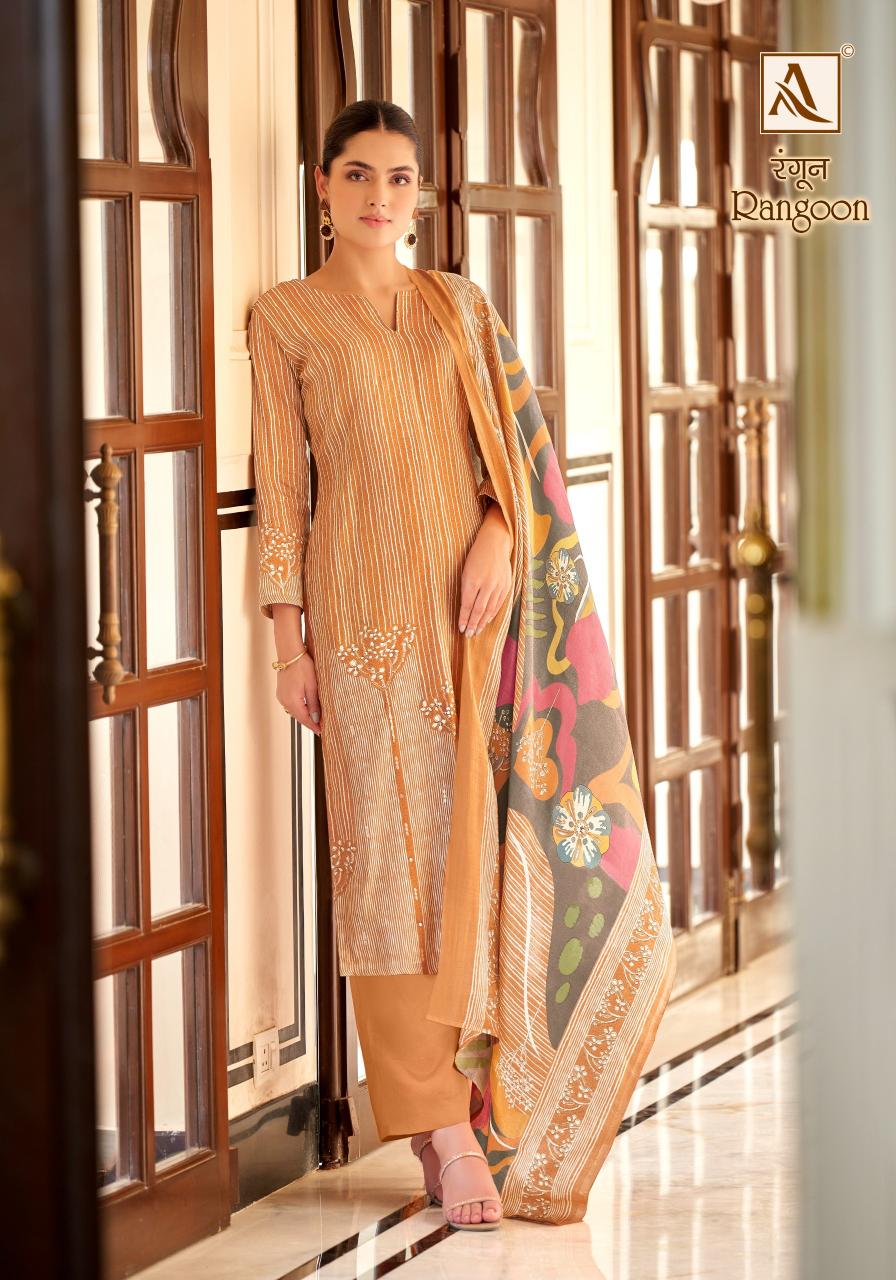 Alok Rangoon Dress Material Wholesale Catalog