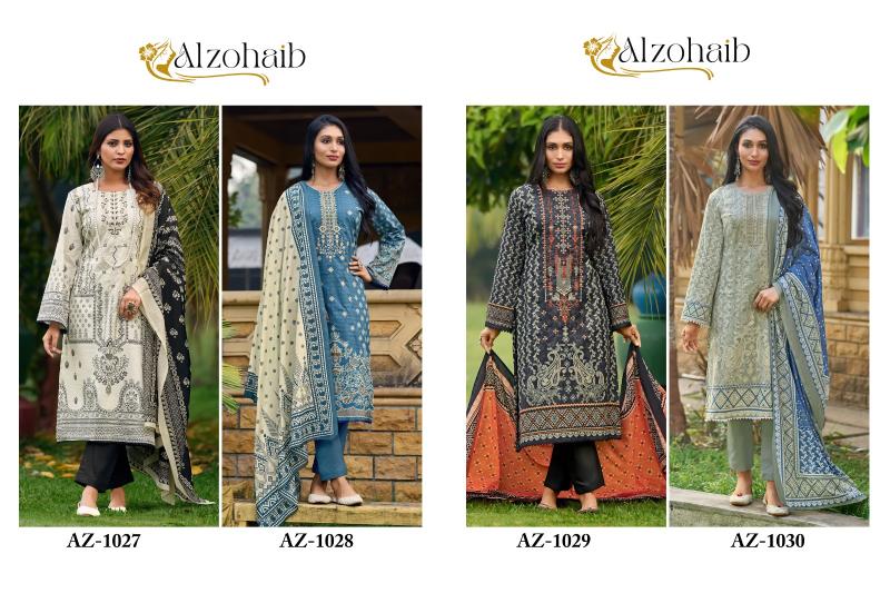 Alzohaib Bin Saeed Nx Cotton Dupatta salwar kameez Wholesale catalog
