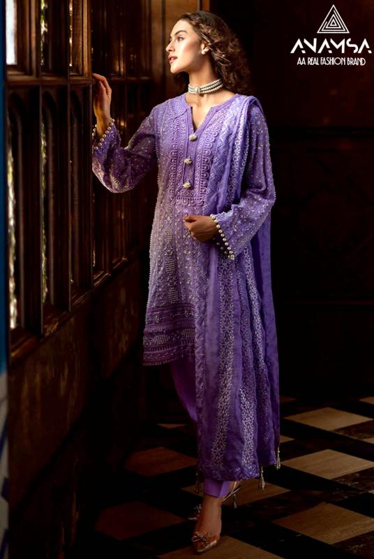 Anamsa 510 Embroidered Salwar Kameez Wholesale Catalog