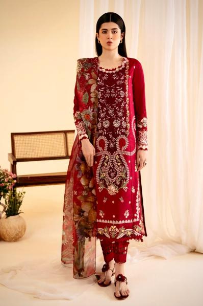 Anamsa 513 Embroidered Pakistani Suits Wholesale Catalog