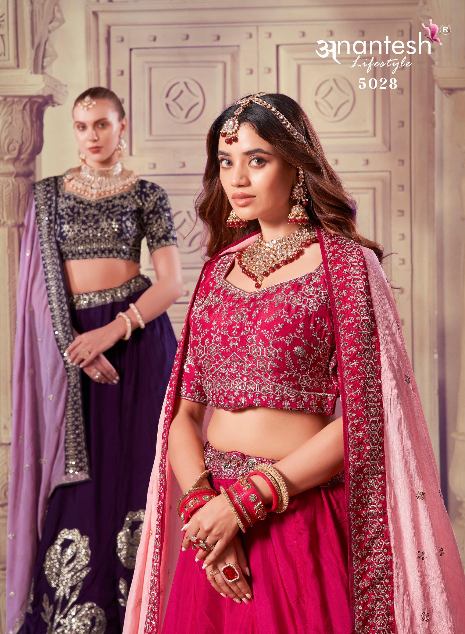 Anantesh Occations Vol 8 Designer Lehenga Choli Wholesale Catalog