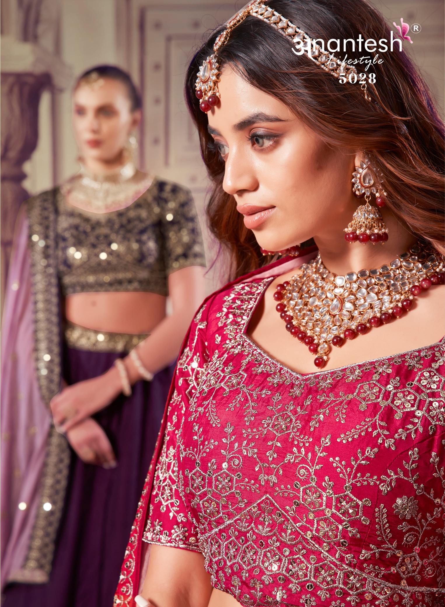 Anantesh Occations Vol 8 Designer Lehenga Choli Wholesale Catalog