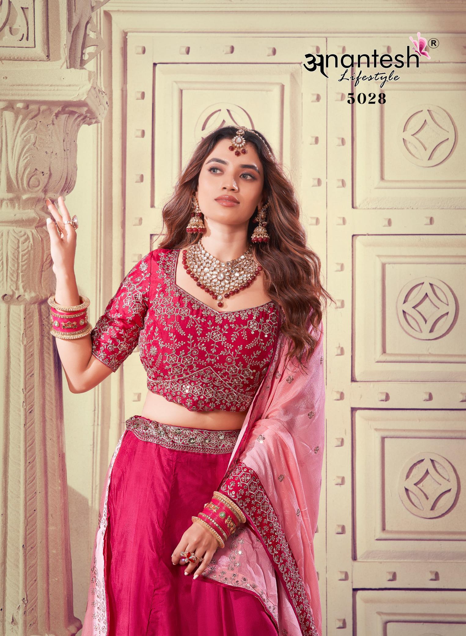 Anantesh Occations Vol 8 Designer Lehenga Choli Wholesale Catalog