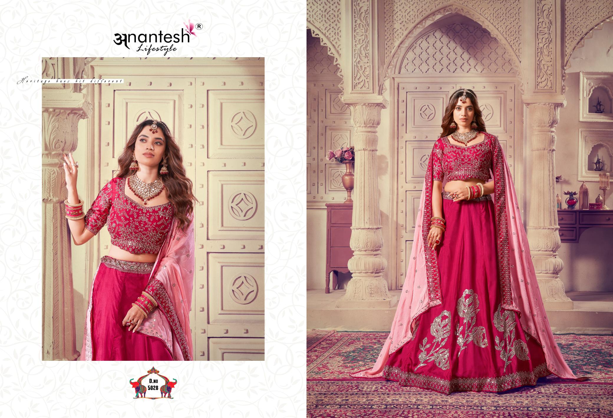 Anantesh Occations Vol 8 Designer Lehenga Choli Wholesale Catalog