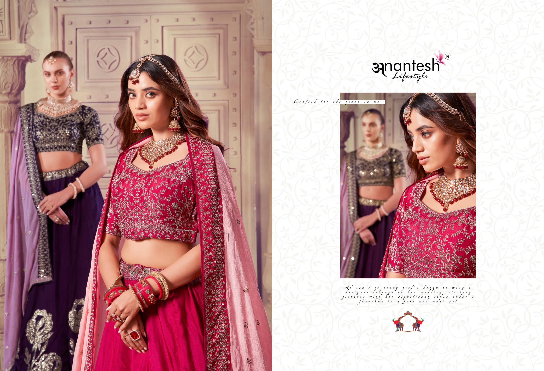 Anantesh Occations Vol 8 Designer Lehenga Choli Wholesale Catalog