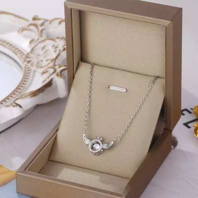 Angel Wing Silver Necklace 