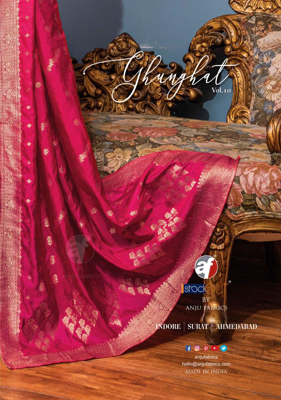 ANJU FABRICS Ghunghat VOL 10 Kurti Wholesale Catalog