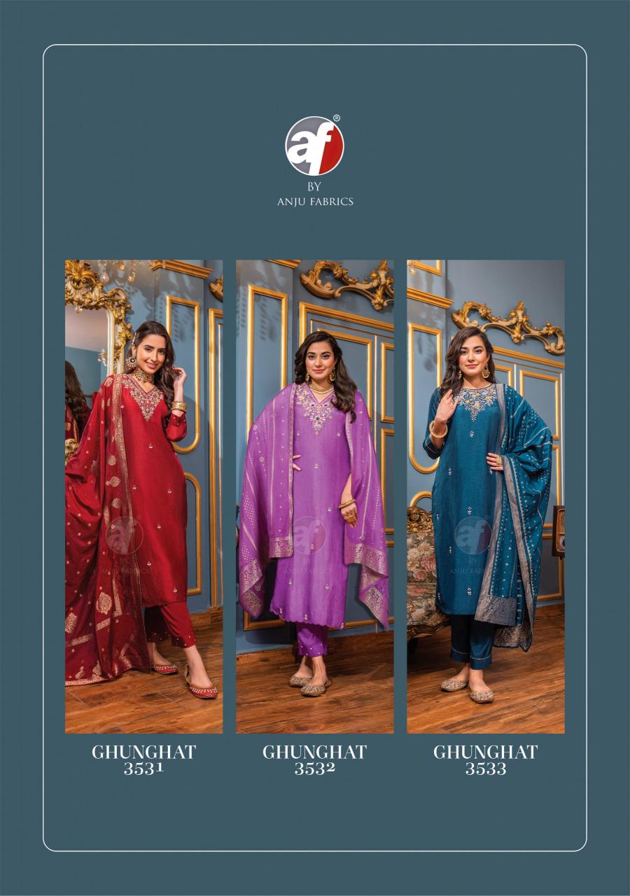 ANJU FABRICS Ghunghat VOL 10 Kurti Wholesale Catalog