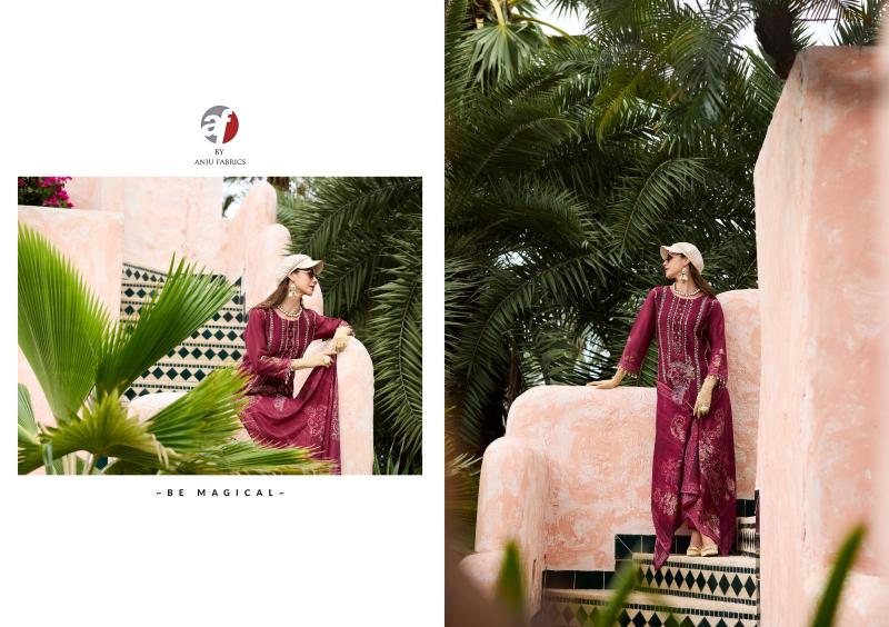 Anju Fabrics Inayat Fancy Kurti Wholesale Catalog