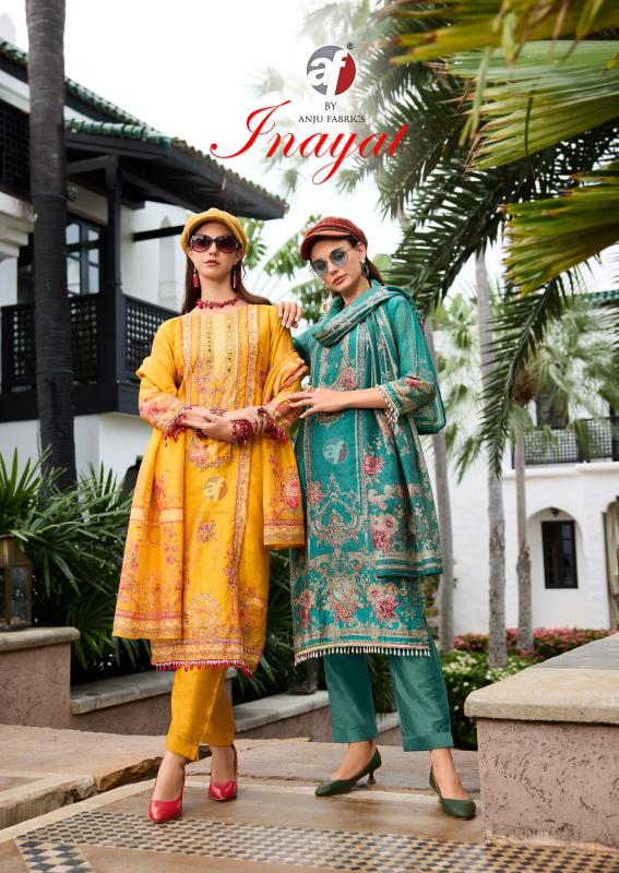 Anju Fabrics Inayat Fancy Kurti Wholesale Catalog