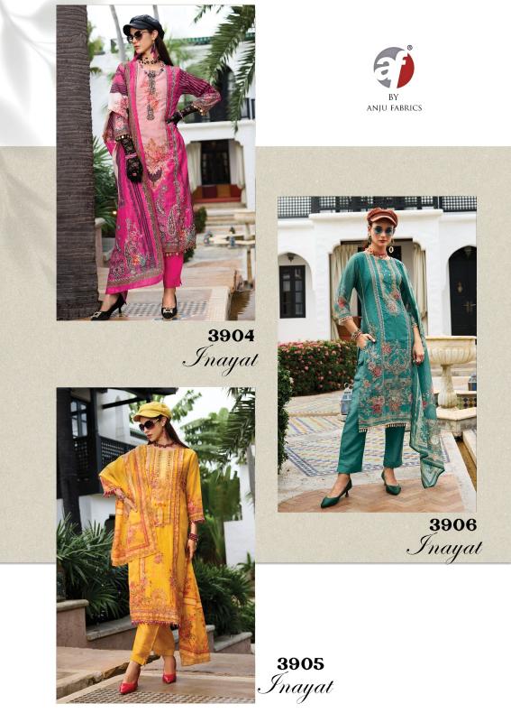 Anju Fabrics Inayat Fancy Kurti Wholesale Catalog