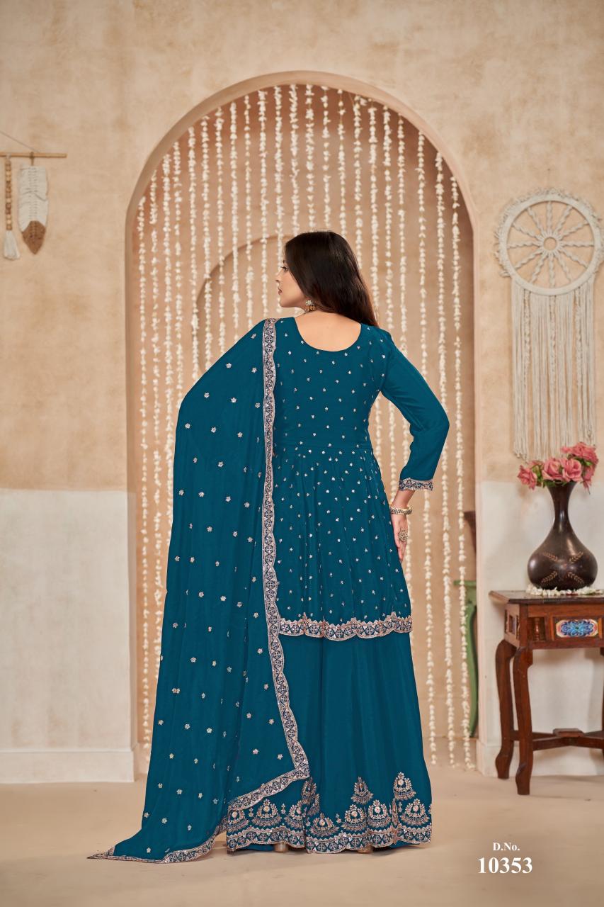 Anjubaa Vol 35 Designer Chinon Salwar Kameez Wholesale catalog