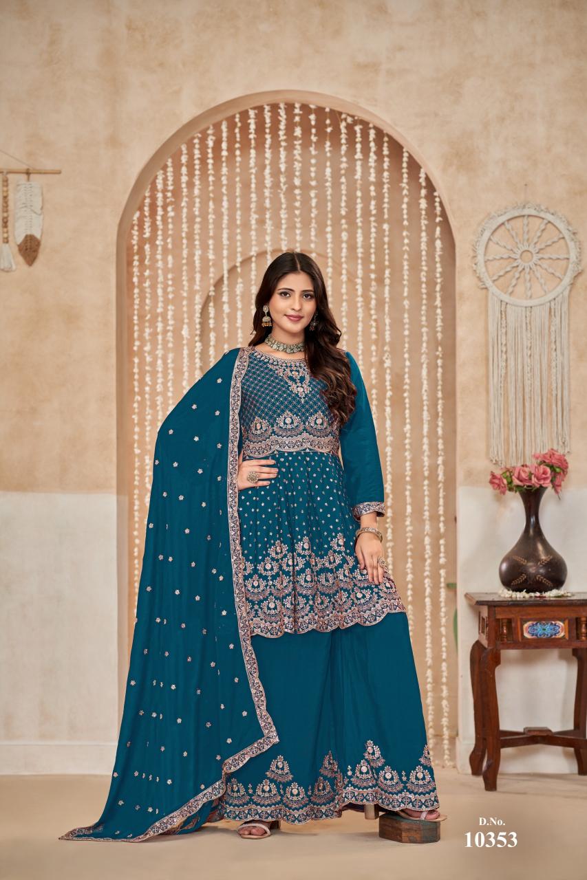 Anjubaa Vol 35 Designer Chinon Salwar Kameez Wholesale catalog