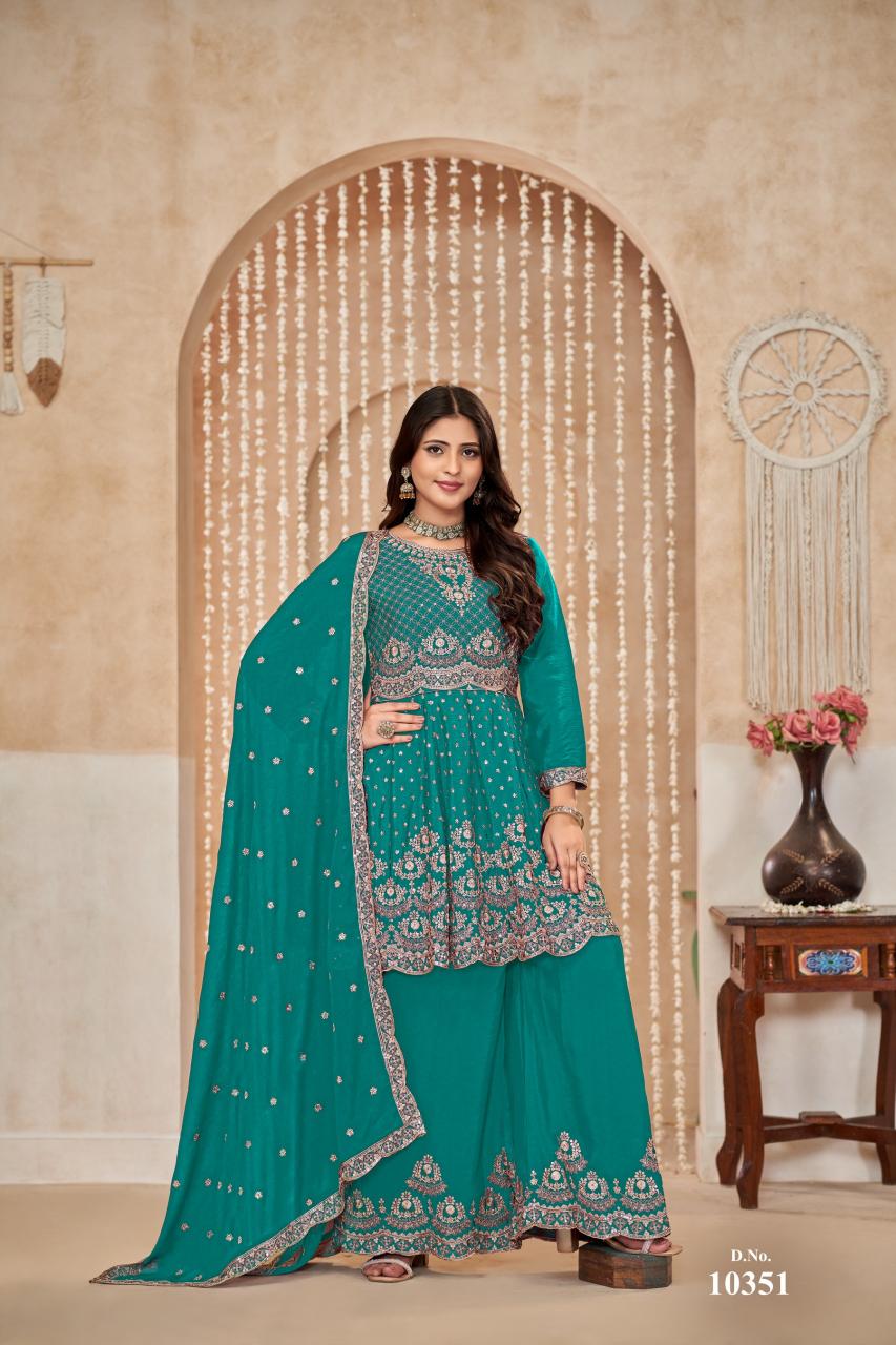 Anjubaa Vol 35 Designer Chinon Salwar Kameez Wholesale catalog