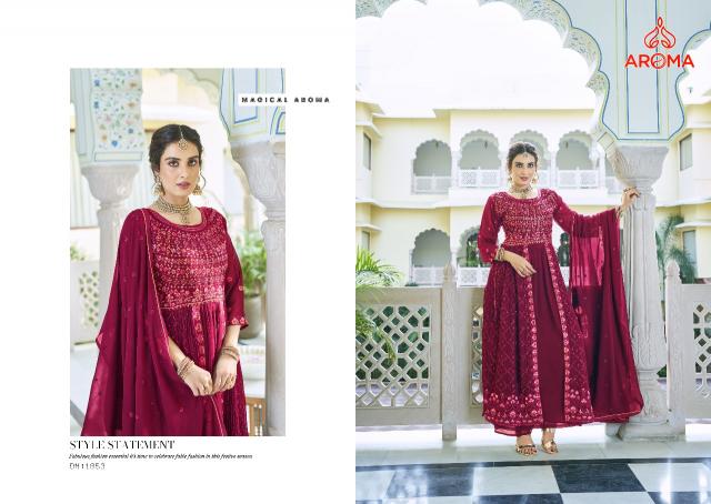 Aroma Tara Georgette Designer Salwar Kameez Wholesale catalog
