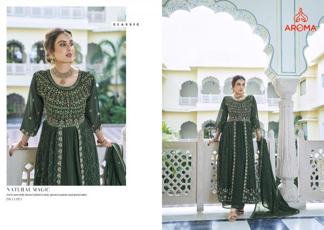 Aroma Tara Georgette Designer Salwar Kameez Wholesale catalog
