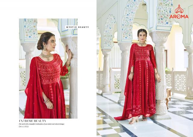 Aroma Tara Georgette Designer Salwar Kameez Wholesale catalog