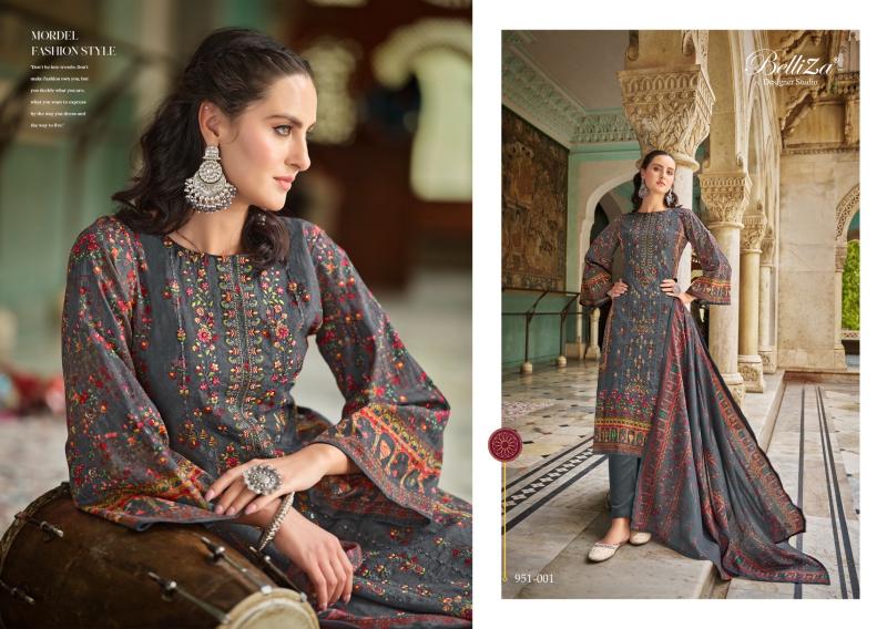 Belliza Bin Saeed Vol 6 Cotton Digital Printed Dress Material Wholesale Catalog