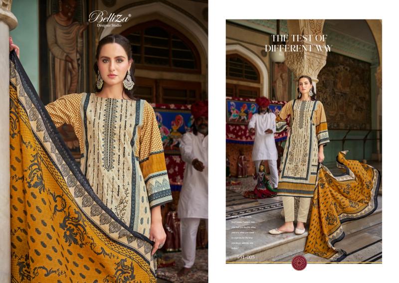Belliza Bin Saeed Vol 6 Cotton Digital Printed Dress Material Wholesale Catalog