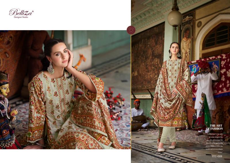Belliza Bin Saeed Vol 6 Cotton Digital Printed Dress Material Wholesale Catalog