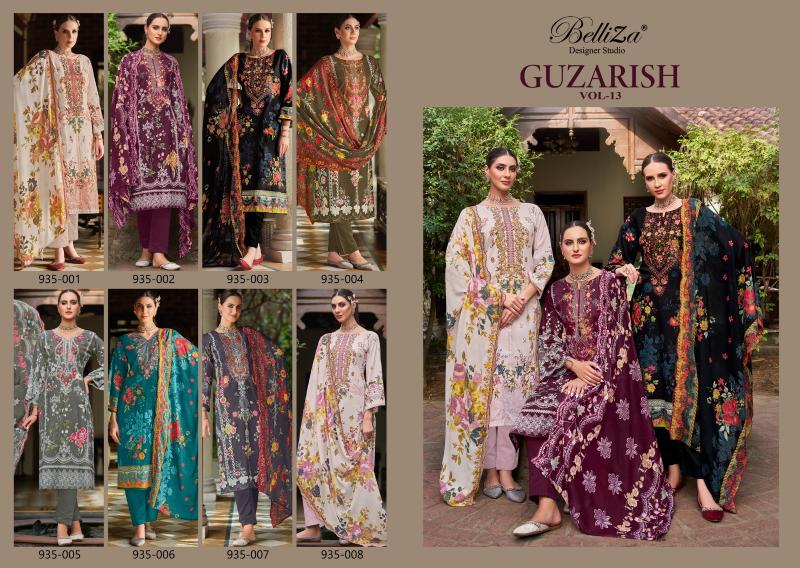 Belliza Guzarish Vol 13 Cotton Printed Dress Material Wholesale catalog