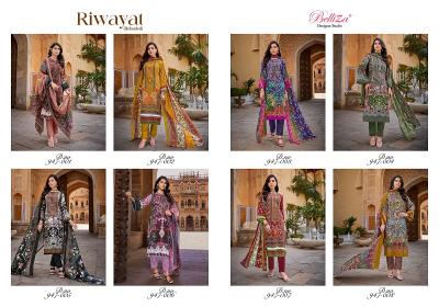 Belliza Riwayat 947 Premium Designer Dress Material Wholesale Catalog