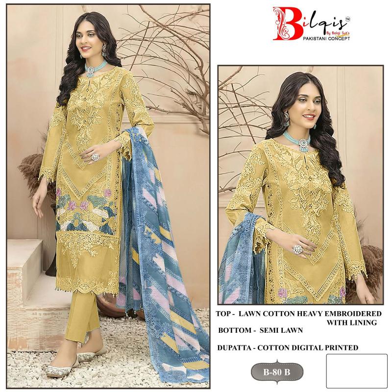 Bilqis B 80 A To D Salwar Kameez Wholesale Catalog