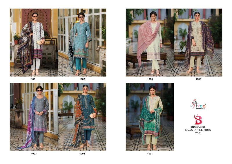 BIN SAEED LAWN COLLECTION VOL 14 salwar kameez Wholesale catalog