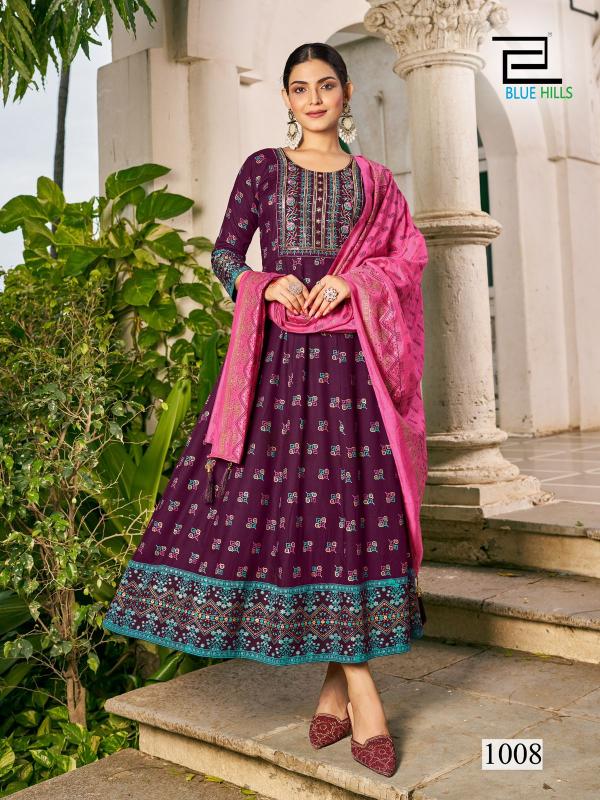 BLUE HILLS Senorita Special Anarkali Kurti Wholesale catalog