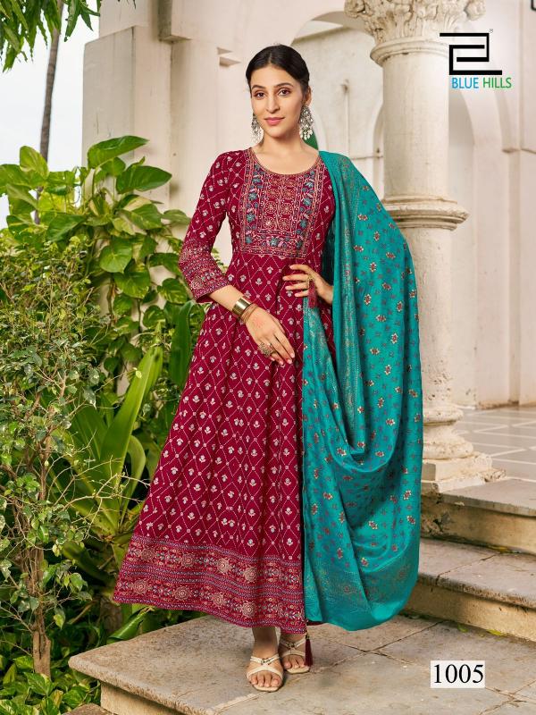 BLUE HILLS Senorita Special Anarkali Kurti Wholesale catalog