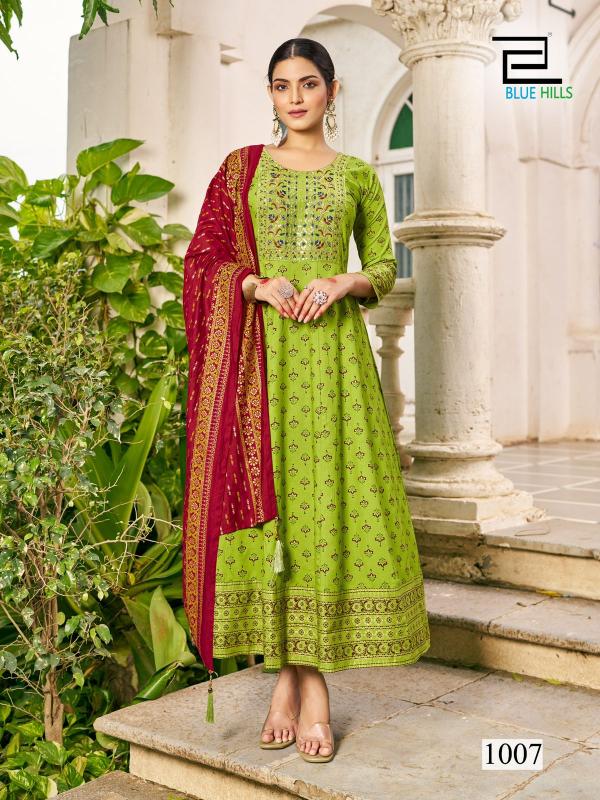 BLUE HILLS Senorita Special Anarkali Kurti Wholesale catalog