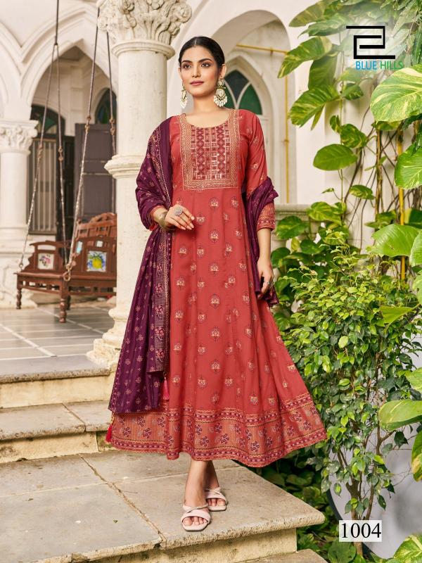 BLUE HILLS Senorita Special Anarkali Kurti Wholesale catalog