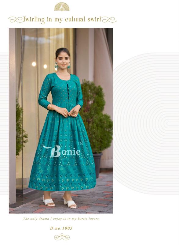 BONIE AANCHAL Vol 4 Anarkali Kurti Wholesale Catalog