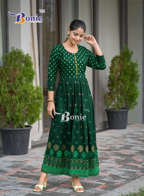 BONIE AANCHAL Vol 4 Anarkali Kurti Wholesale Catalog