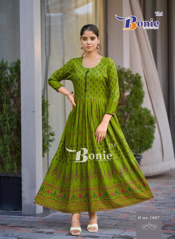 BONIE AANCHAL Vol 4 Anarkali Kurti Wholesale Catalog