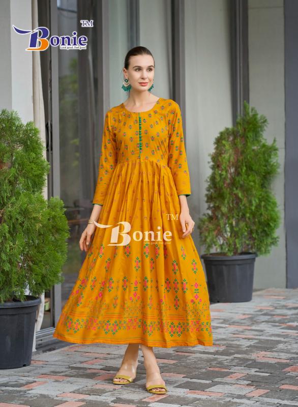 BONIE AANCHAL Vol 4 Anarkali Kurti Wholesale Catalog