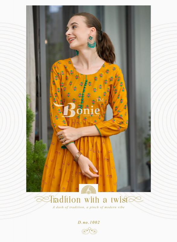 BONIE AANCHAL Vol 4 Anarkali Kurti Wholesale Catalog