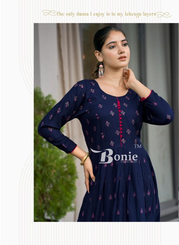 BONIE AANCHAL Vol 4 Anarkali Kurti Wholesale Catalog