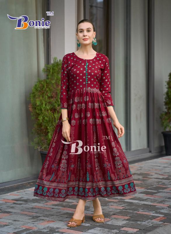 BONIE AANCHAL Vol 4 Anarkali Kurti Wholesale Catalog