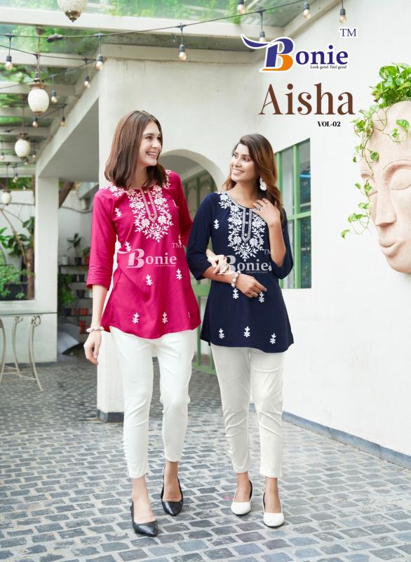 BONIE AISHA VOL 2 Kurti Top Wholesale catalog