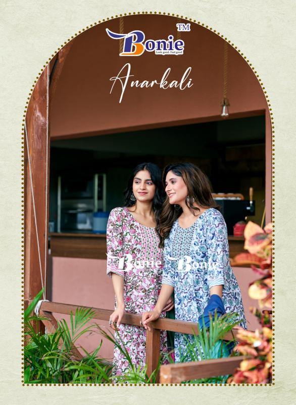 BONIE ANARKALI Kurti Wholesale Catalog