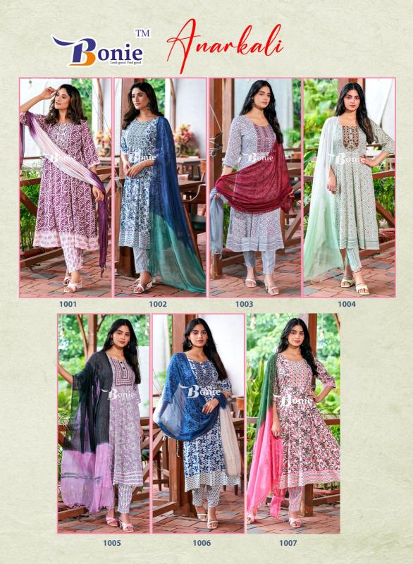 BONIE ANARKALI Kurti Wholesale Catalog