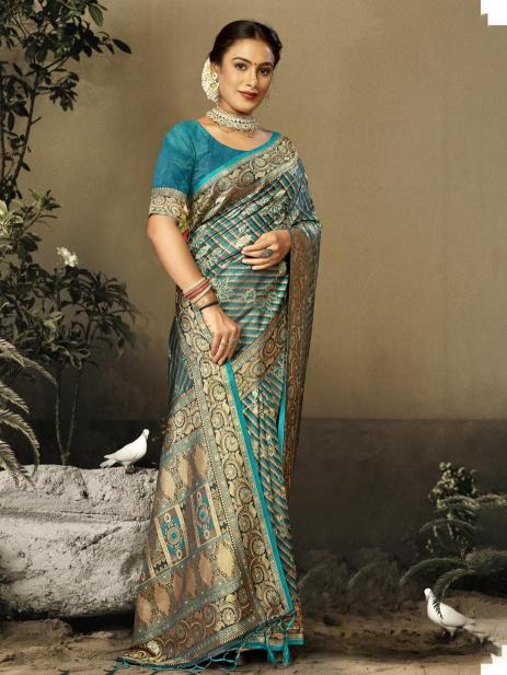 BUNAWAT ALVEER SATAN Silk Saree Wholesale Catalog