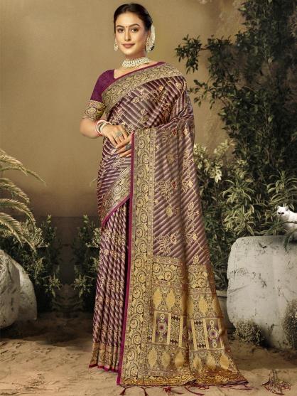 BUNAWAT ALVEER SATAN Silk Saree Wholesale Catalog