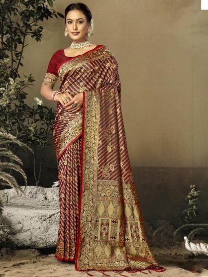 BUNAWAT ALVEER SATAN Silk Saree Wholesale Catalog